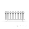 White PVC Temporary Fencing